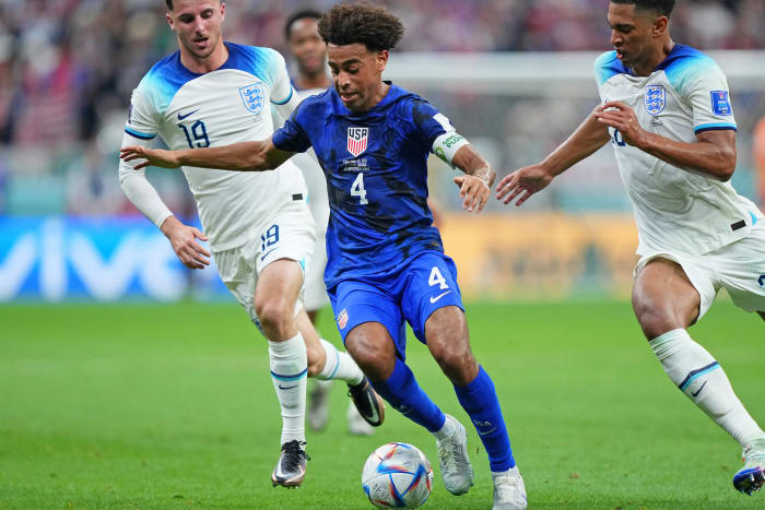 U.S. men’s national team midfielder Tyler Adams